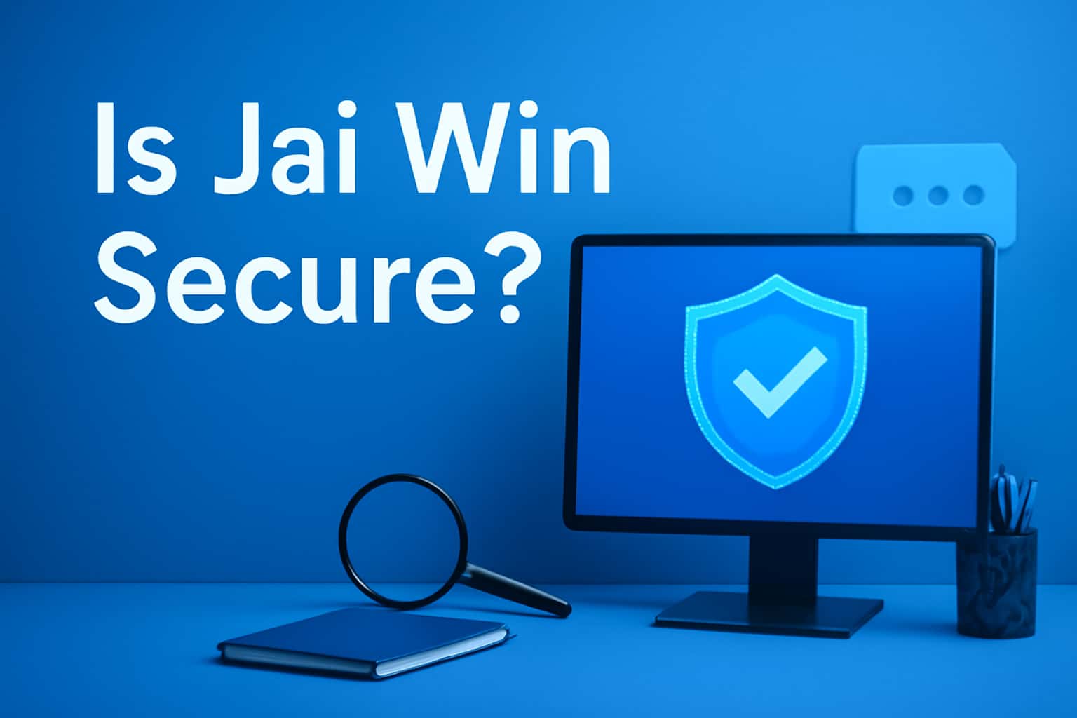 A high-tech visualization of digital security concepts surrounding the Jai Win platform.