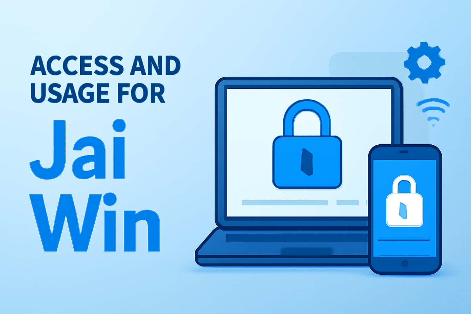 A professional scene representing Access and Usage for Jai Win.