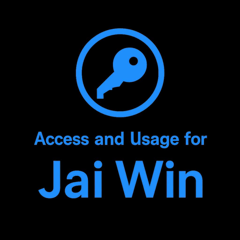 A badge representing Access and Usage for Jai Win.